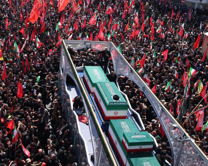 Iran begins long farewell to former supreme leader with calls for Trump’s death | First Thing
