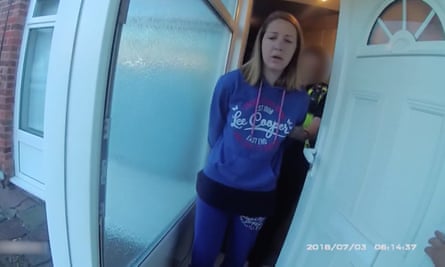 Police bodycam footage of Letby’s first arrest at her home in Chester on 3 July 2018.