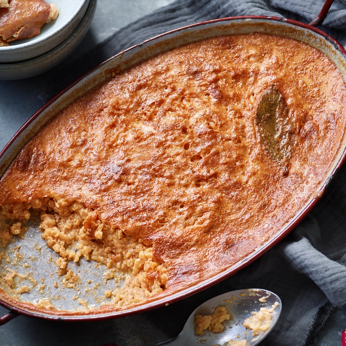 Rice pudding with honey and bay recipe by Elisabeth Luard ...
