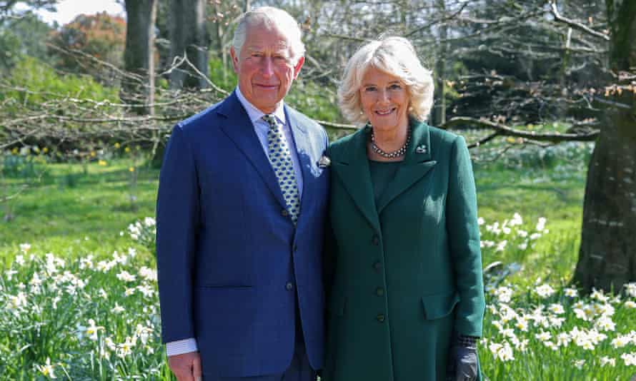 The Prince of Wales and the Duchess of Cornwall during a tour of the Visitor Centre and the Walled Garden at the reopening of Hillsborough Castle and gardens in Northern Ireland.