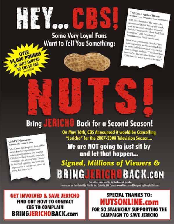 Nuts! The campaign to save Jericho.