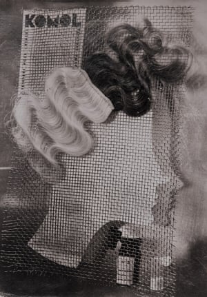 Ringl and Pit (Grete Stern and Ellen Auerbach), Komol, 1931Grete Stern and Ellen Auerbach met while studying at the Bauhaus under the renowned photographer, mathematician and philosopher Walter Peterhans. In 1929 the fellow students opened a Berlin-based photography studio called ringl + pit, named after their childhood nicknames (Grete: ring; Ellen: pit). The duo created innovative, proto-feminist portraits and commercial assignments that defied the conventional German style of the time