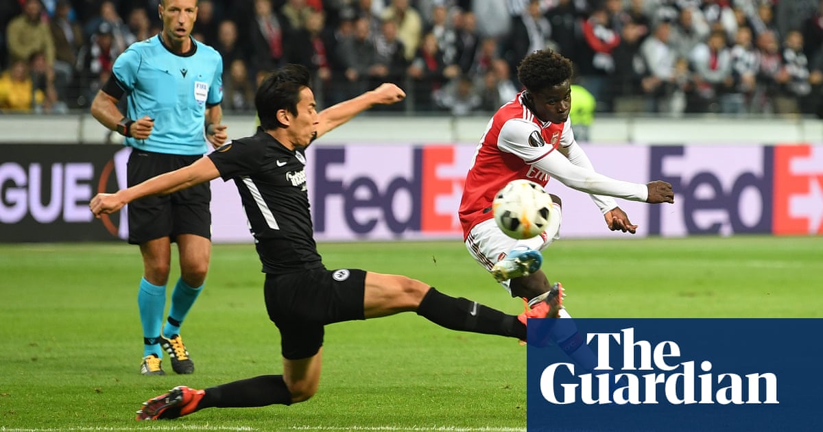 Bukayo Saka inspires Arsenal to thrilling win at Eintracht Frankfurt