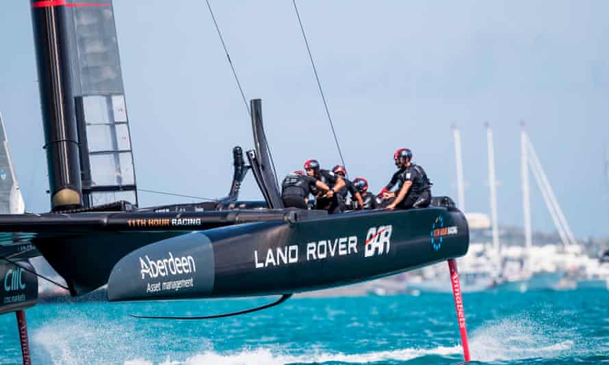 Ben Ainslie S Land Rover Bar Lose Two America S Cup Qualifiers America S Cup The Guardian