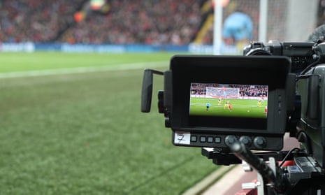 TV cameras at football