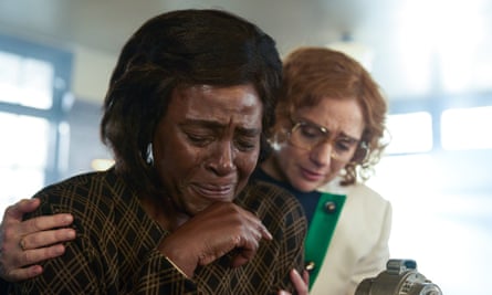 Carmel Walker (Sharon D Clarke) and Joan (Amanda Ryan) in Mr Loverman