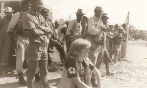 Diana Mitchell with Zimbabwe People’s Revolutionary Army guerrillas