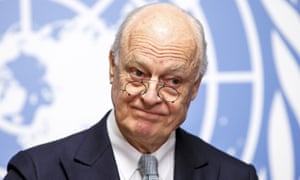 The UN special envoy for Syria Staffan de Mistura