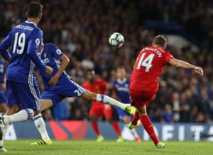Jordan Henderson scores the second with a sublime strike.