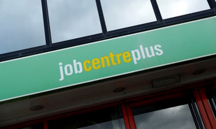 A sign on the exterior of a jobcentre