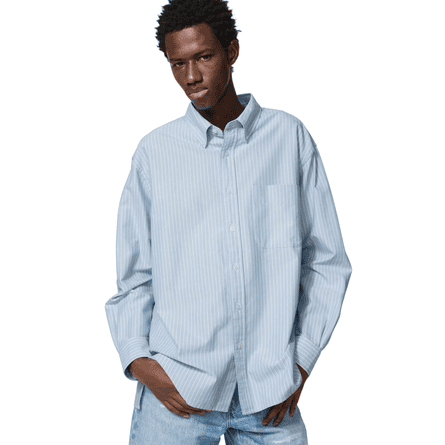 Uniqlo oversized oxford shirt (striped)