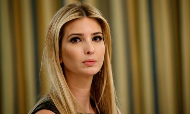  'Why should Ivanka get a pass just because she has shiny hair and avoids all but a narrow range of topics' Photograph: Kevin Lamarque/Reuters  