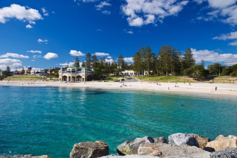 The popular Cottesloe Beach in Perth.