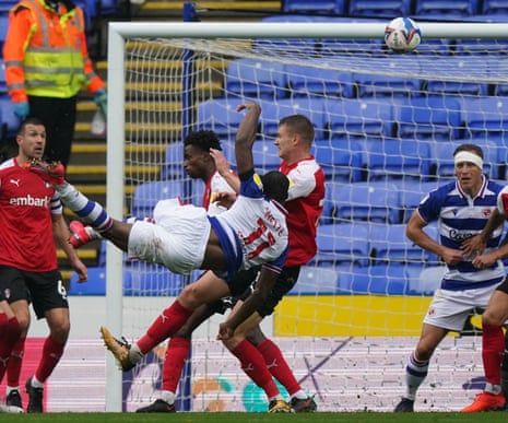 Yakou Meite of Reading scores their second goal in spectacular style.