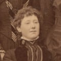 Alice Everett at Girton in 1886.