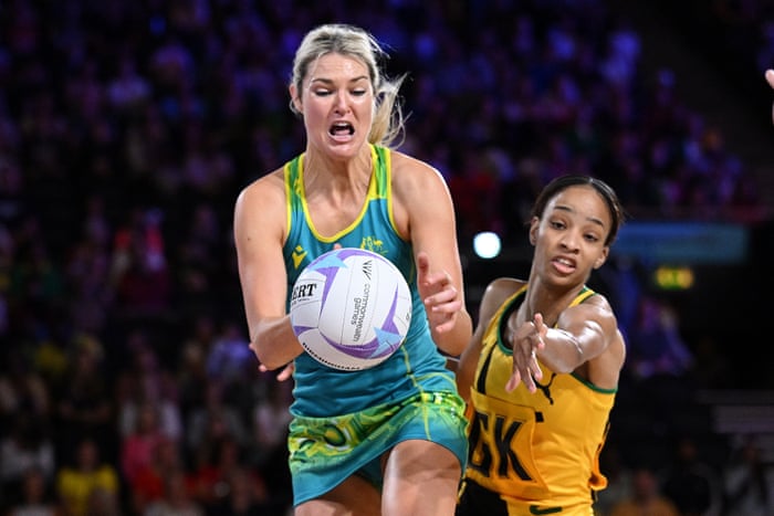 It's close in the netball.