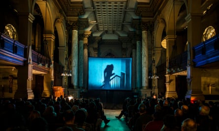 Nosferatu showing at the Flatpack Fiim Festival in 2014