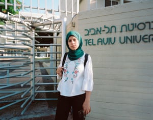 Aya, exit of student dormitories, Einstein Street, Ramat Aviv