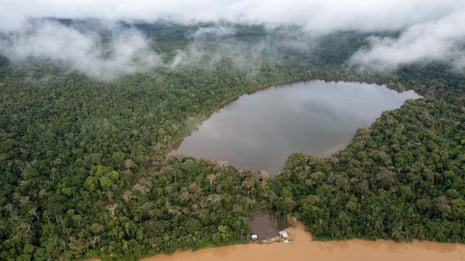 Aerial view of the riverside community where Pereira and Phillips spent their final nights