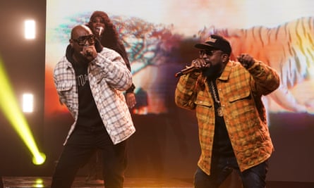 Sleepy Brown and Big Boi perform on The Jimmy Fallon Show earlier this month.
