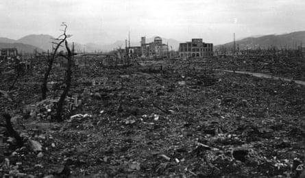 Hiroshima after the atomic bomb.