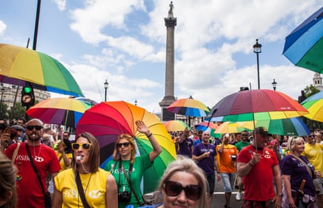 The Pride London parade in 2015. 