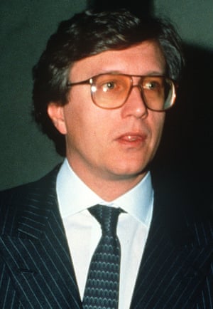 Maurizio Gucci in a suit and tie