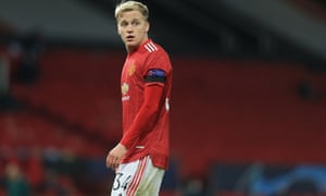 Donny van de Beek had his best game in a Manchester United shirt