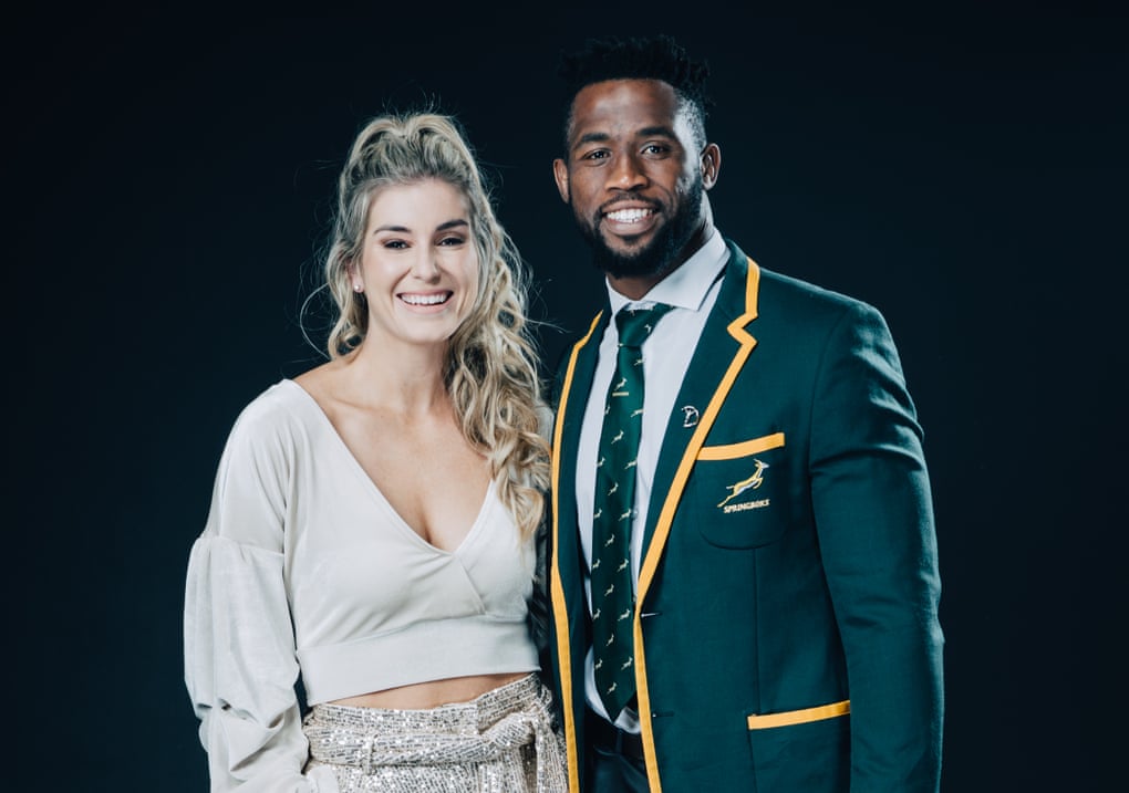 Springbok captain Siya Kolisi and his wife Rachel, who have launched the Kolisi Foundation to assist communities in South Africa hit by Covid-19.