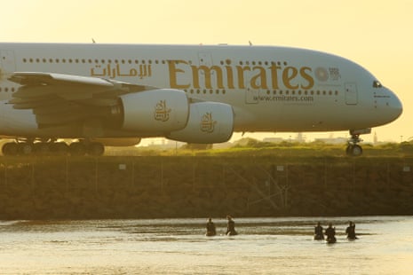 Emirates plan at Sydney airport