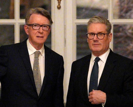 Peter Mandelson and Keir Starmer