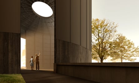 Black Chapel, the 2022 Serpentine pavilion, designed by Theaster Gates.