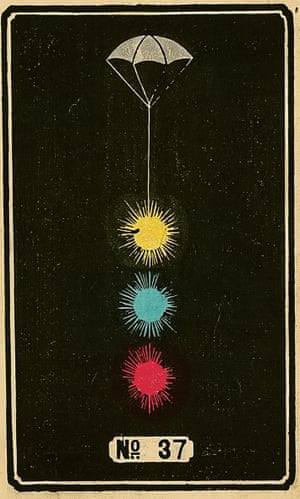 Japanese hanabi fireworks paintings  from catalogues published by CR Brock and Co and recently digitised by the Yokohama city library.
