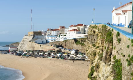 Part of the shoreline at Ericeira, Portugal.