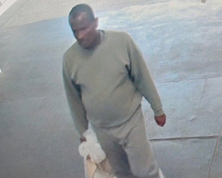 Kebatu in grey sweatshirt and trousers