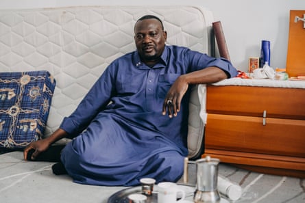 Papa Gueye, Gran Canaria’s Mouride president. The taxi driver taught English in Senegal before migrating more than a decade ago in order to earn better money.