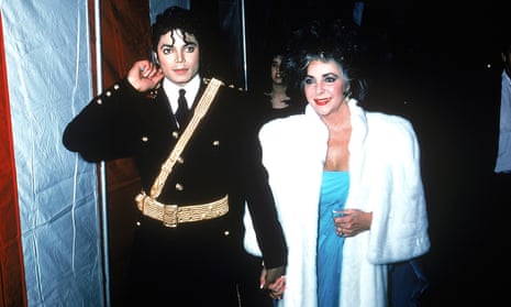 Twin stars: Michael Jackson with Elizabeth Taylor.