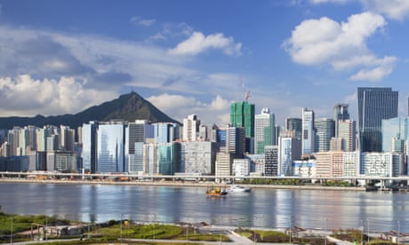 The Kai Tak river in Hong Kong