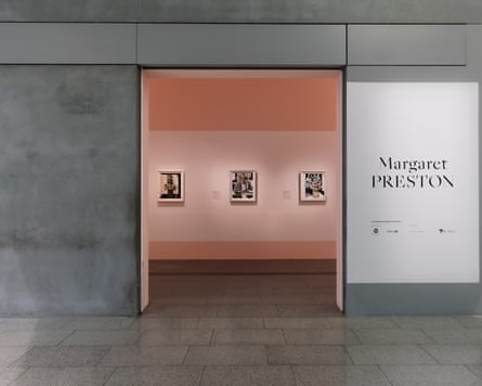 The three paintings at the entrance to the exhibition