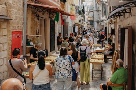 Arco Basso alley in the historic centre of Bari