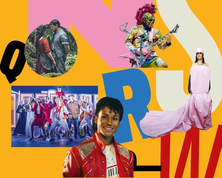 (Clockwise from top left) Hamnet; Limp Bizkit; Rihanna; Michael; Dear England.