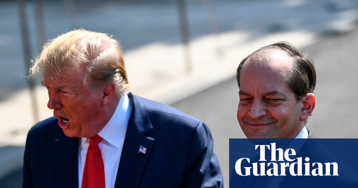 Alexander Acosta said putting Epstein on trial would've been a gamble, transcript shows