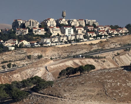 The Israeli settlement of Maale Adumim near the E1 corridor, where a housing project could cleave the West Bank in two.