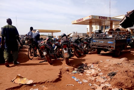 A petrol station in Bamako.