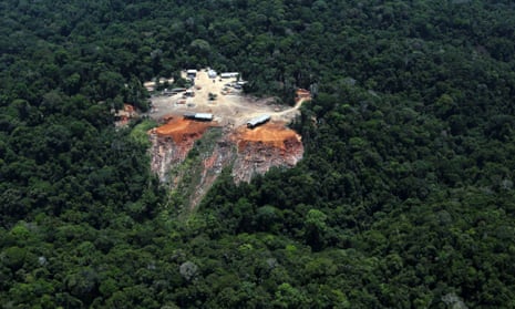 Illegal logging in Para state, Brazil. There is estimated to be $50bn a year of forest crime worldwide.