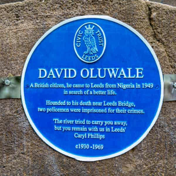 The blue plaque was stolen