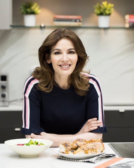 Nigella Lawson who says she is out of the habit of throwing dinner parties.
