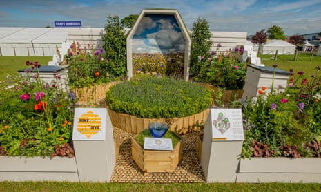 The Hive Jive garden by Scotland’s Rural College won a gold medal at Gardening Scotland.
