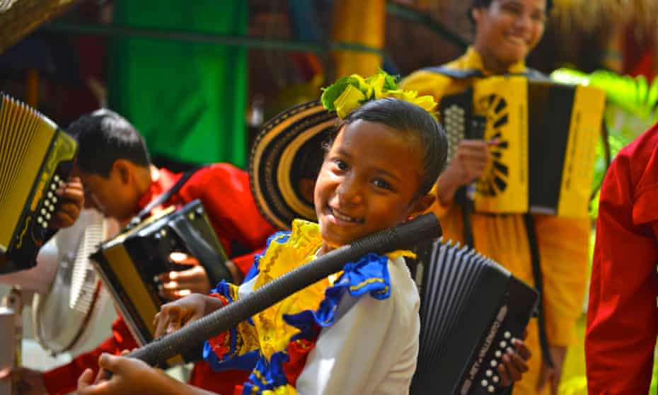 Students at the Turco Gil music academy in Valledupar, Colombia.