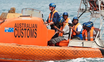 Sri Lankan refugees transferred from Australian customs vessel Oceanic Viking. ‘The US embassy in Canberra wrote Rudd’s ‘megaphone diplomacy’ had placed President Yudhoyono in a difficult position.’